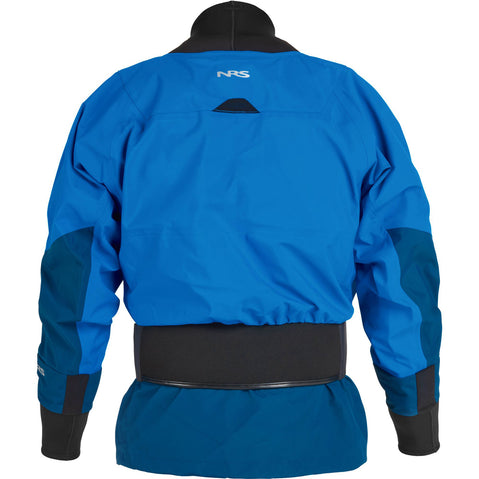 NRS Men's Flux Dry Top in Blue back