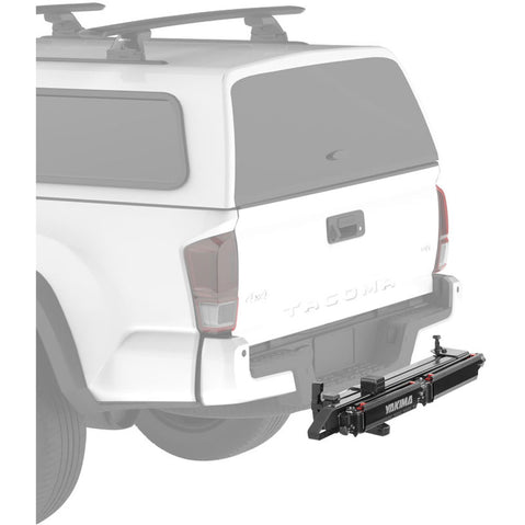 Yakima Exo SwingBase System Foundation installed on a car folded