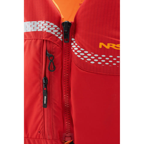 NRS Vista Lifejacket (PFD) in Red zipper