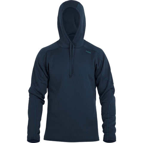 NRS Men's Expedition Weight Hoodie in Navy front