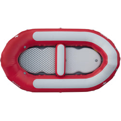 Star High Five 9.5 Self-Bailing Raft in Red top
