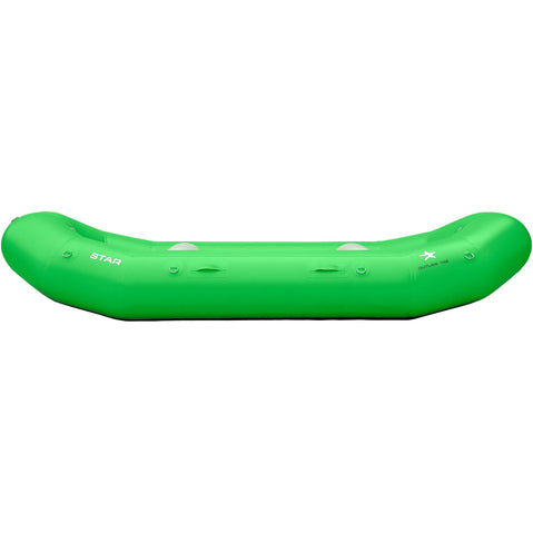 Star Outlaw 142 Self-Bailing Raft in Lime side