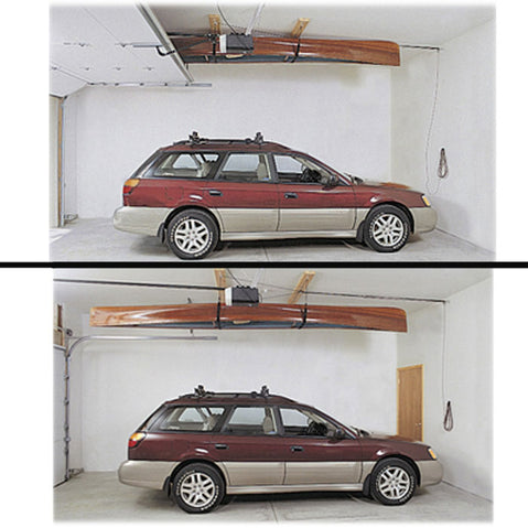 Harken 4-Point Hoister Storage System in use