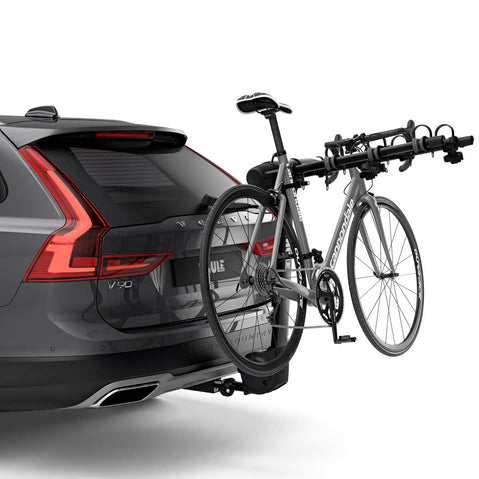 Thule Apex XT 4 Bike Hitch Rack with bikes loaded