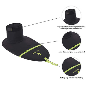 Level Six Club Bungee Whitewater Kayak Spray Skirt details