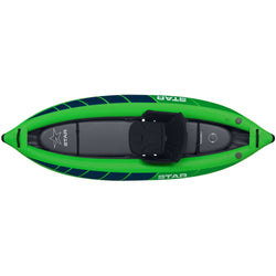 Star Raven I Inflatable Kayak in Lime top