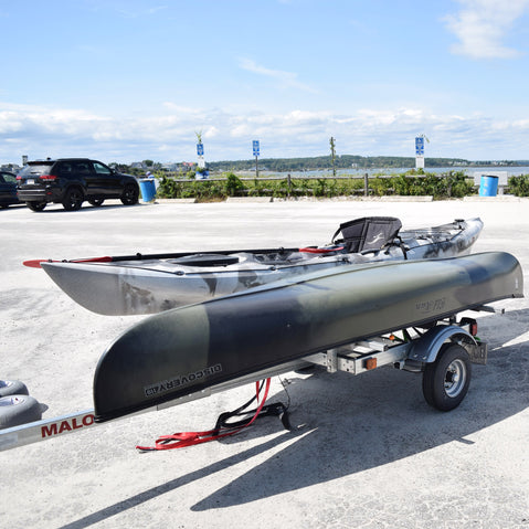 Malone EcoLight Base Kayak Trailer lifestyle