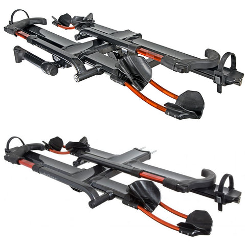 Kuat NV 2.0 & NV 2.0 Add-On Hitch Bike Rack Package in Gray Metallic angle