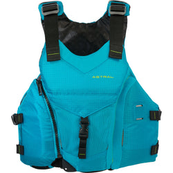 Astral Women's Layla Lifejacket (PFD) in Aqua Blue front
