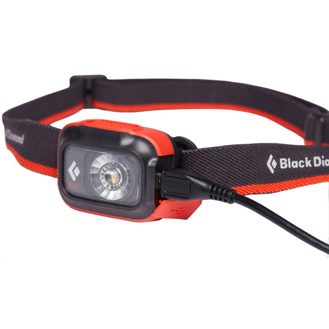 Black Diamond Sprint 225 Headlamp in Octane charging