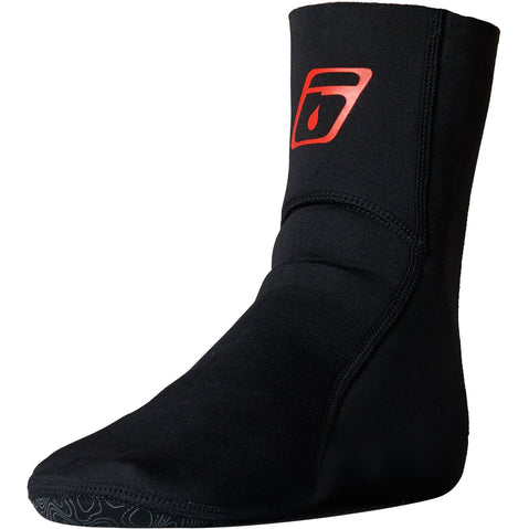 Level Six Photon Neoprene Socks in Black angle