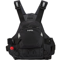 NRS Ninja Pro Rescue Lifejacket (PFD) in Black fron