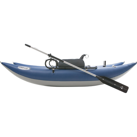 Outcast Fish Cat 9-IR Pontoon Boat in Blue side