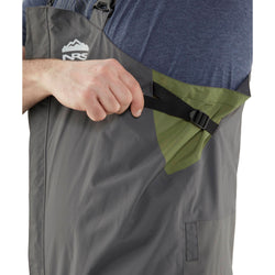 NRS Champion Bibs in Dark Shadow model side