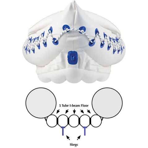 Sea Eagle Sport 370 Inflatable Kayak Pro Tandem Package front