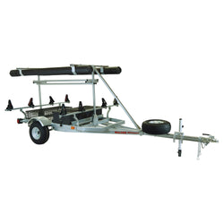 Malone MegaSport 2-Boat SaddleUp Pro Ultimate Angler Trailer Package angle