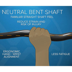 Werner Strike Fiberglass Bent Shaft Whitewater Kayak Paddle bent shaft grip