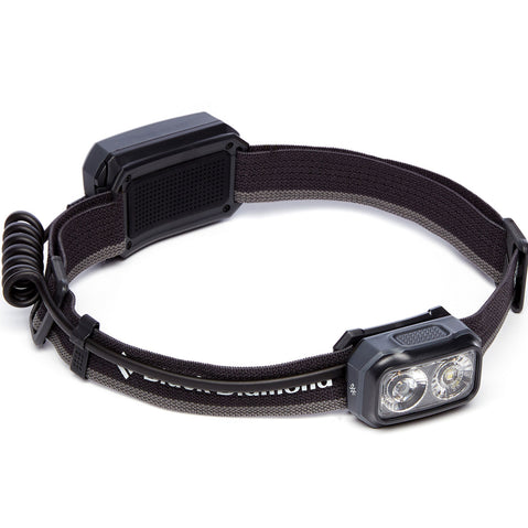 Black Diamond Onsite 375 Climbing Headlamp in Graphite front