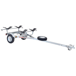 Malone MicroSport 2-Boat MegaWing Kayak Trailer Package angle