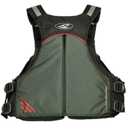 Stohlquist Men's Cadence Lifejacket (PFD) in Steel Green back