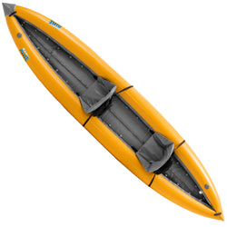 AIRE Super Lynx Inflatable Kayak in Yellow top view