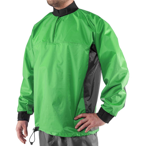 NRS Rio Paddling Jacket in Green model front