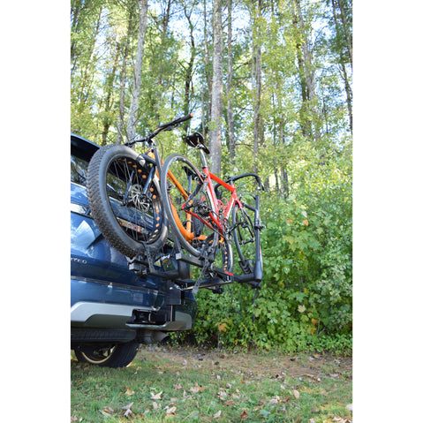 Malone Pilot HM2 Bike Hitch Rack with bikes loaded