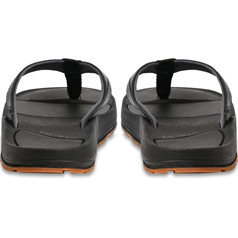 Astral Men's Filipe Sandals in Space Black rear view
