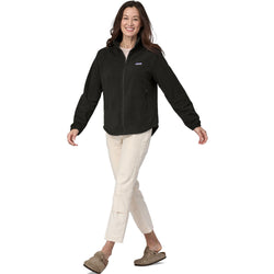 Patagonia Women's Classic Microdini Jacket in Black model fullview