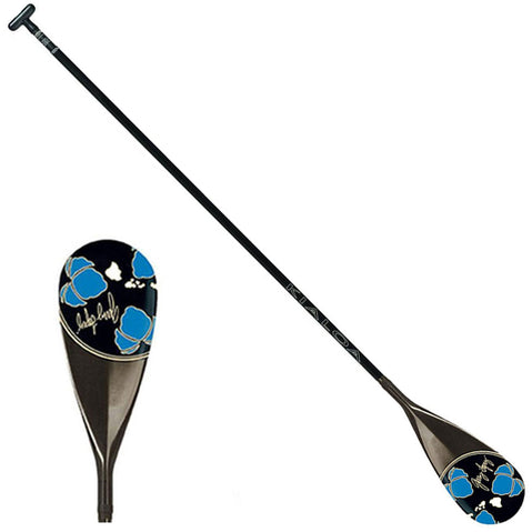 Kialoa Gerry Lopez Surf II Adjustable Carbon Stand-Up Paddle Black/Coastal Blue