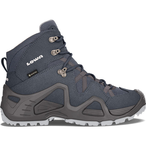 Lowa Women's Zephyr GTX Mid Hiking Boots in Steel Blue side