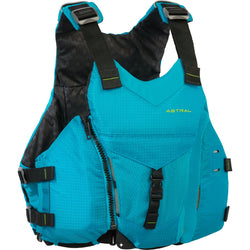 Astral Women's Layla Lifejacket (PFD) in Aqua Blue angle