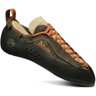La Sportiva Men's Mythos Eco Rock Climbing Shoes in Taupe side