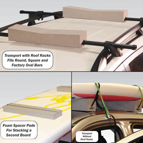 Malone Deluxe Stand-Up Paddle Board/Surfboard Roof Rack details