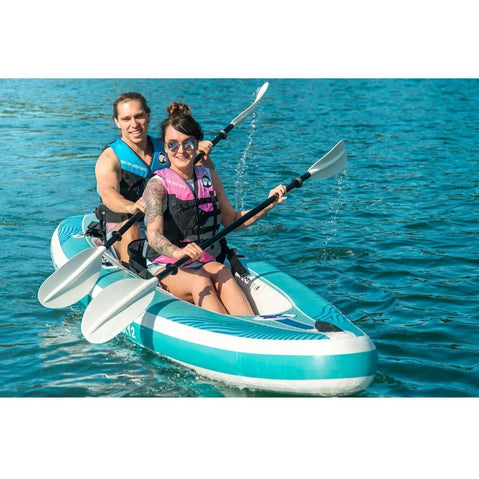 Spinera Inflatables SUP-Kayak 10 Inflatable Kayak/Stand-Up Paddle Board couple paddling