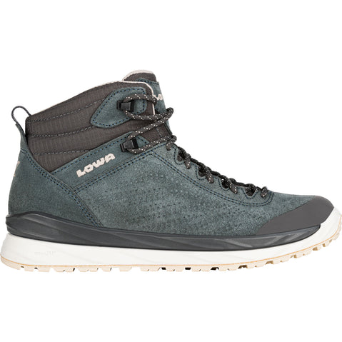 Lowa Women's Malta GTX Mid Hiking Boots in Denim right side