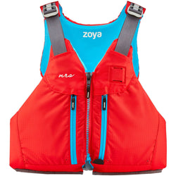 NRS Women's Zoya Kayak Lifejacket (PFD) (Closeout) in Red front