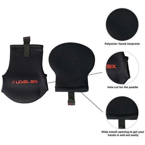 Level Six Canoe/SUP 2 mm Neoprene Paddling Pogies features