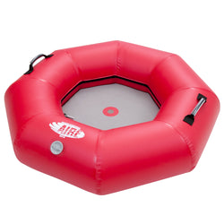 AIRE Rocktabomb Inflatable River Tube in Red angle