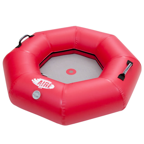 AIRE Rocktabomb Inflatable River Tube in Red angle