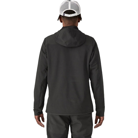Patagonia Men's R2 TechFace Pullover in Black model back