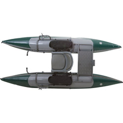 Outcast PAC 1000FS Pontoon Boat in Green/Gray top