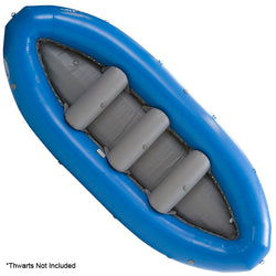 AIRE Super Puma Self-Bailing Raft in Blue top