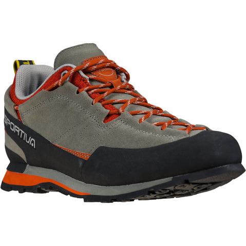 La Sportiva Men's Boulder X Approach Shoes in Clay/Saffron angle