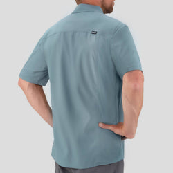 NRS Men's Guide Short Sleeve Shirt Lead model back
