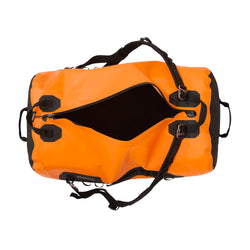 Seal Line PRO Zip Duffle Bag in Orange open