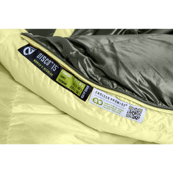 Nemo Women's Disco 15-Degree Endless Promise Down Sleeping Bag woven label