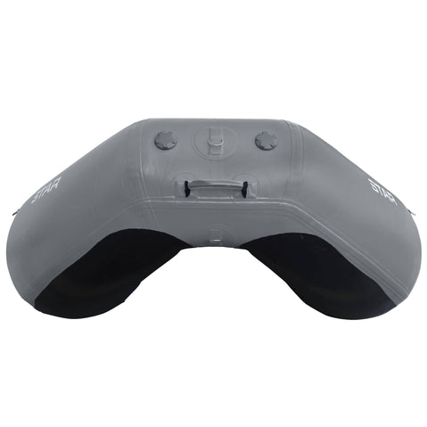 Star Lightning Bug 12 Self-Bailing Raft in Gray front