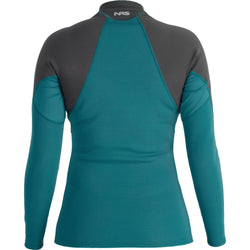 NRS Women's HydroSkin 0.5 Long Sleeve Shirt in Harbor/Graphite back