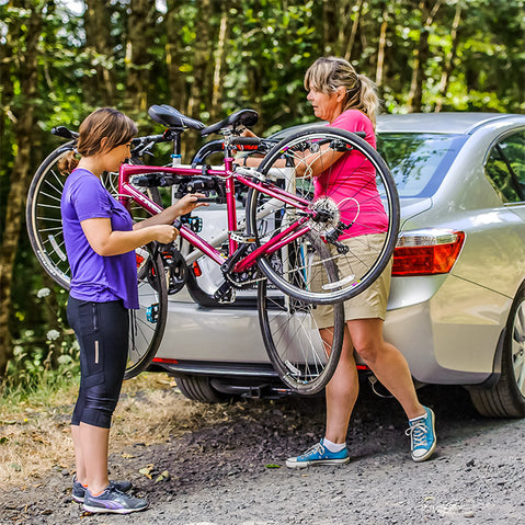 Yakima FullBack 3 Bike Trunk Rack installed